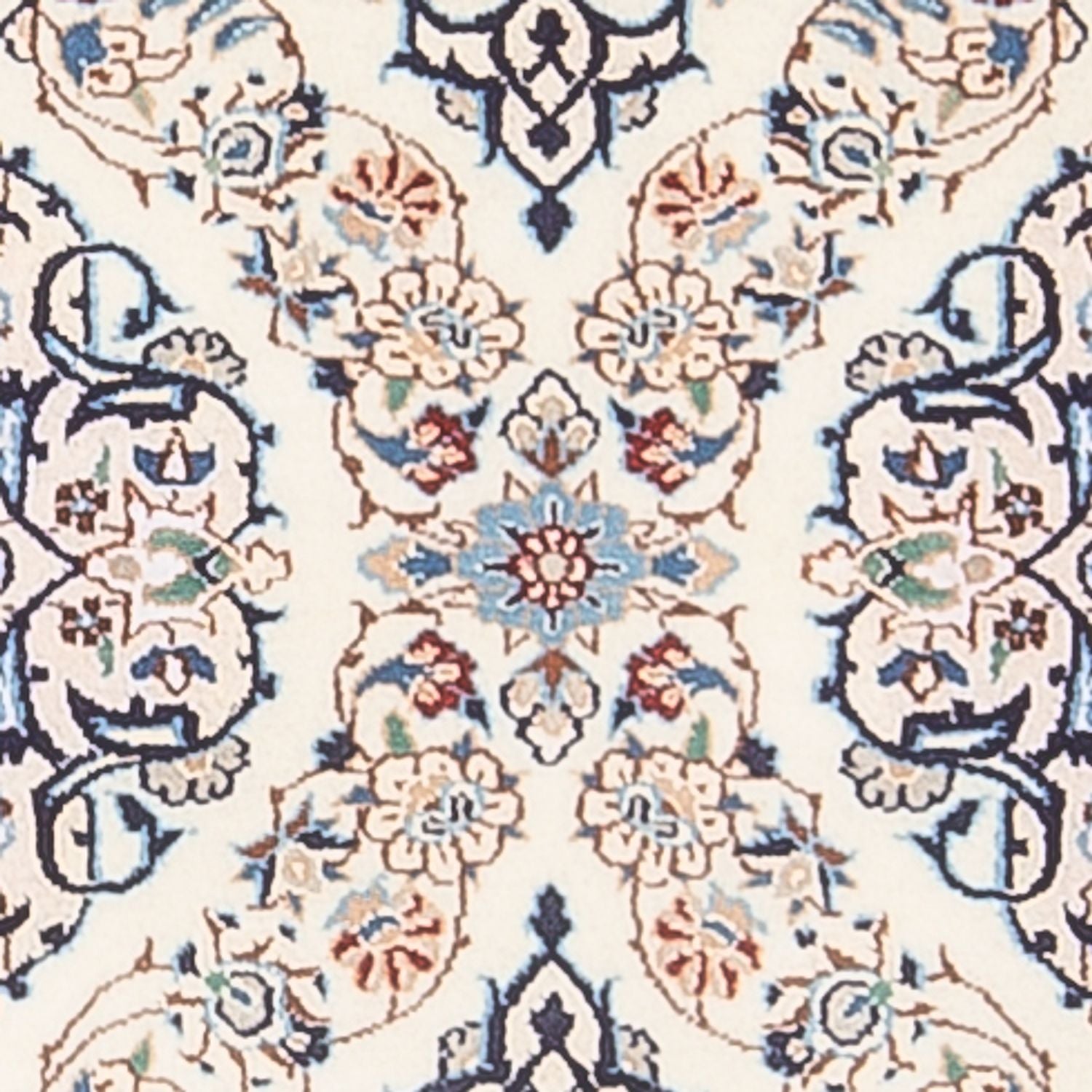 Tappeto corsia Tappeto Persero - Nain - Premio - 153 x 46 cm - crema