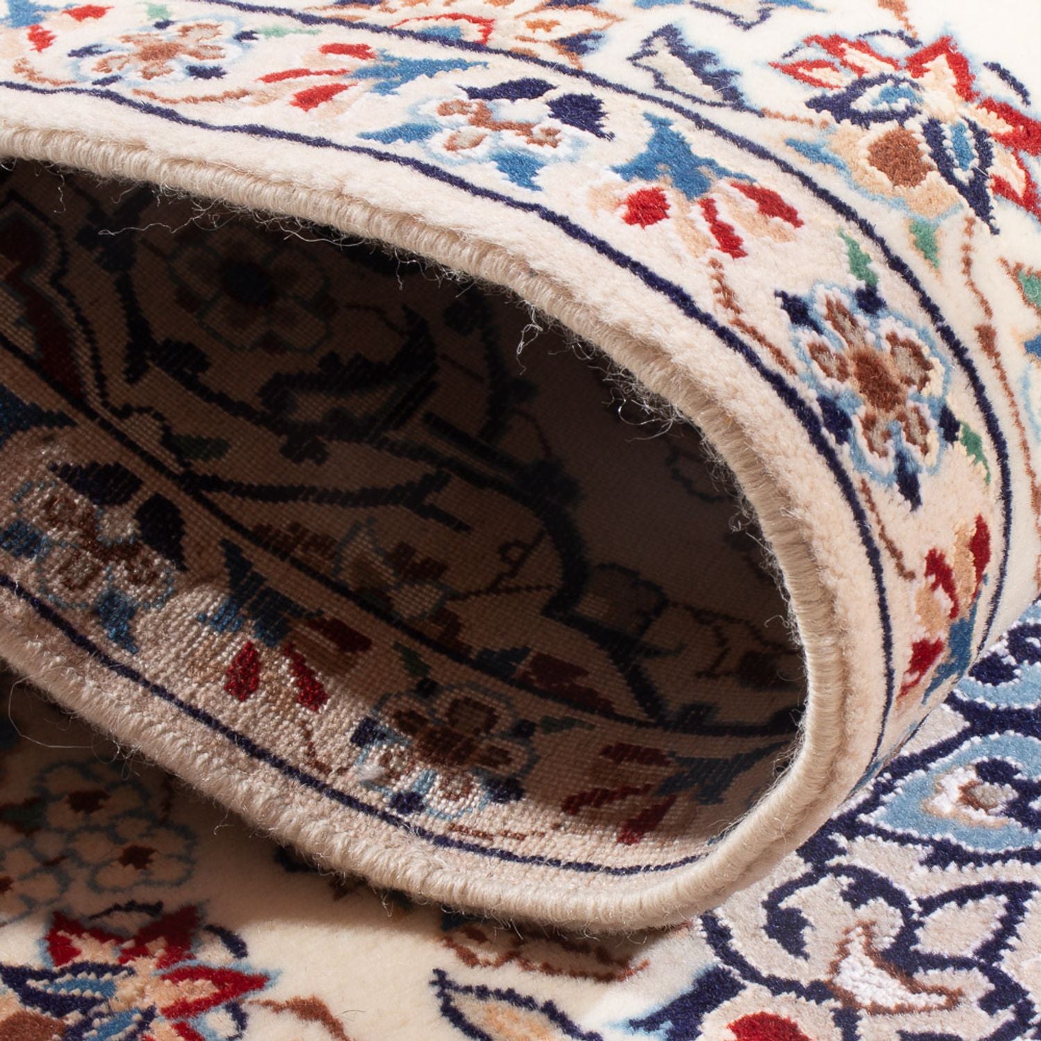 Tappeto corsia Tappeto Persero - Nain - Premio - 153 x 46 cm - crema