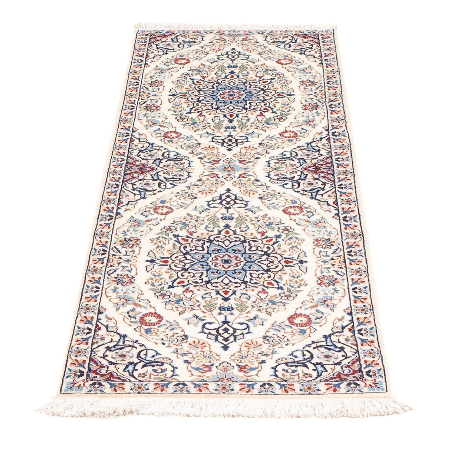 Tappeto corsia Tappeto Persero - Nain - Premio - 153 x 46 cm - crema