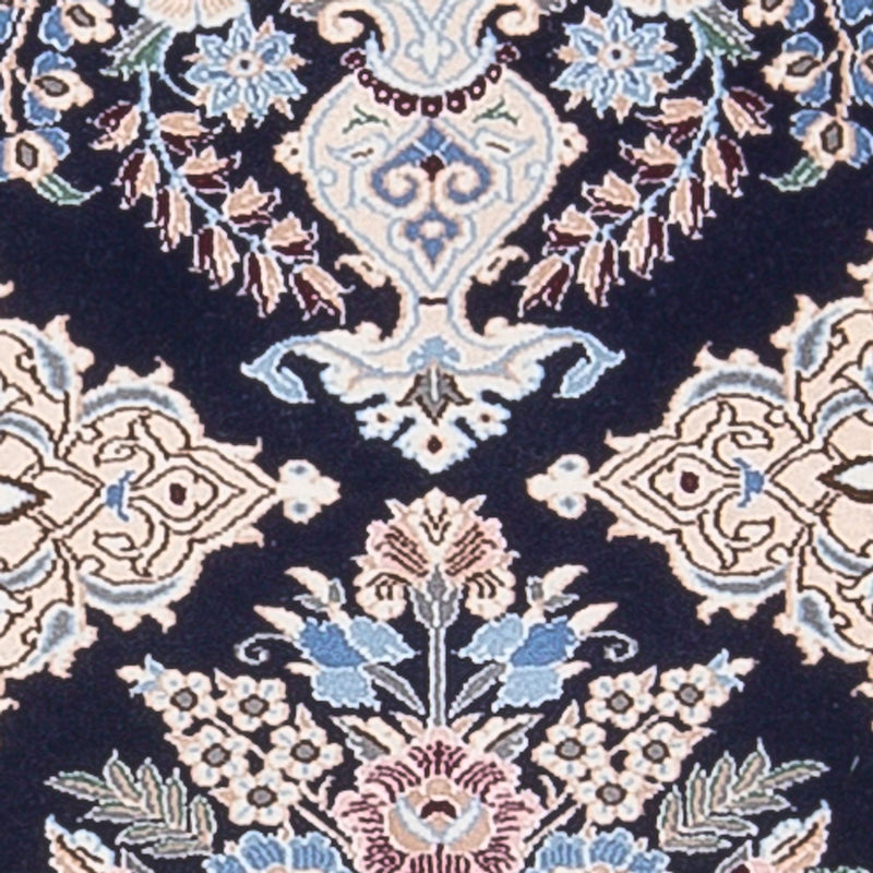 Tappeto corsia Tappeto Persero - Nain - Premio - 156 x 50 cm - blu scuro