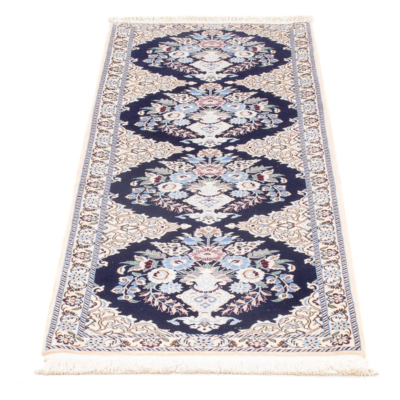 Tappeto corsia Tappeto Persero - Nain - Premio - 156 x 50 cm - blu scuro