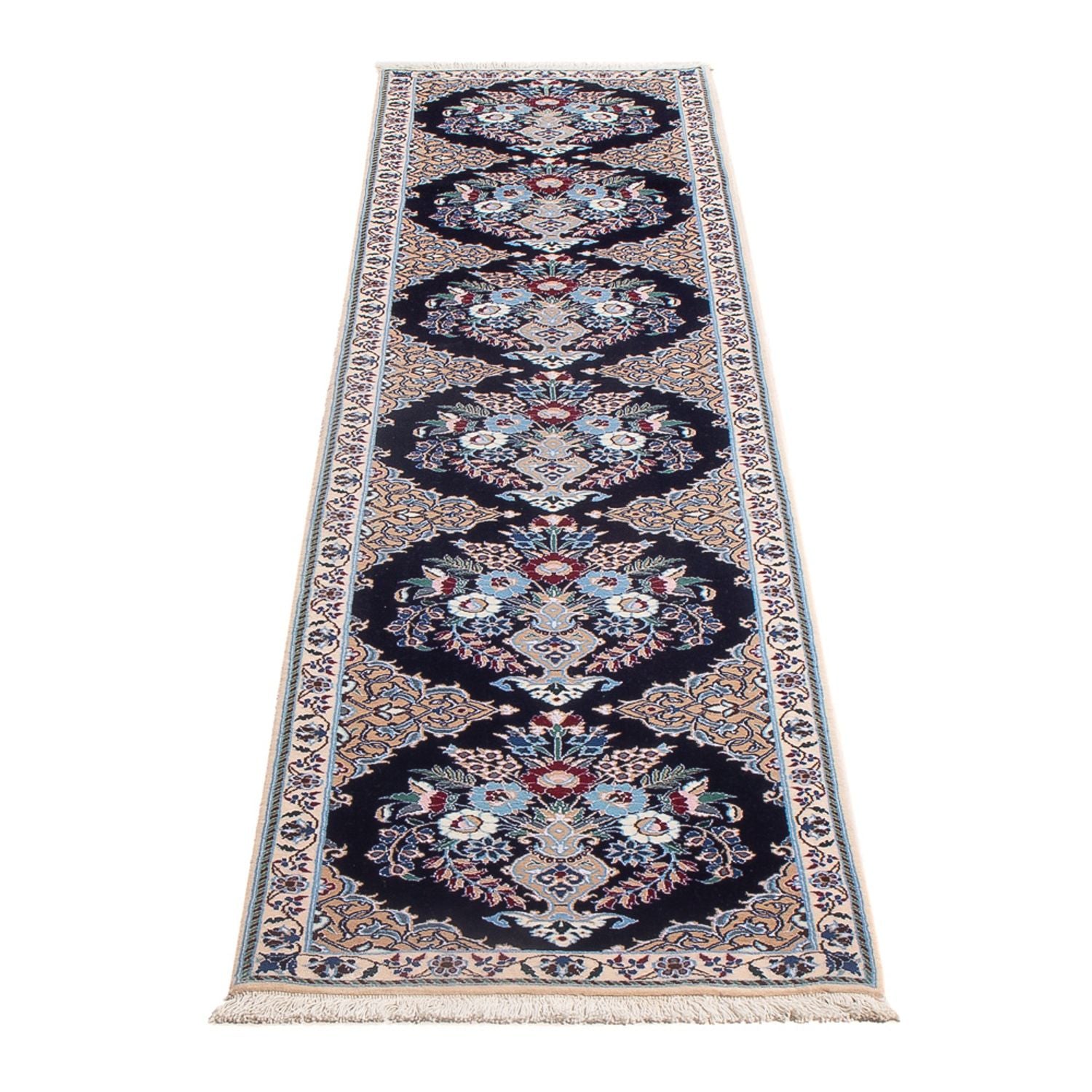 Tappeto corsia Tappeto Persero - Nain - Premio - 230 x 47 cm - blu scuro