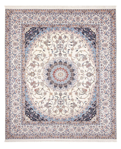 Nain - 6La Tappeto 210x263cm - Tappeto persiano - crema