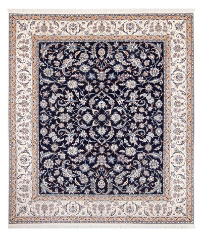 Nain - 6La Tappeto 205x260cm - Tappeto persiano - blu scuro