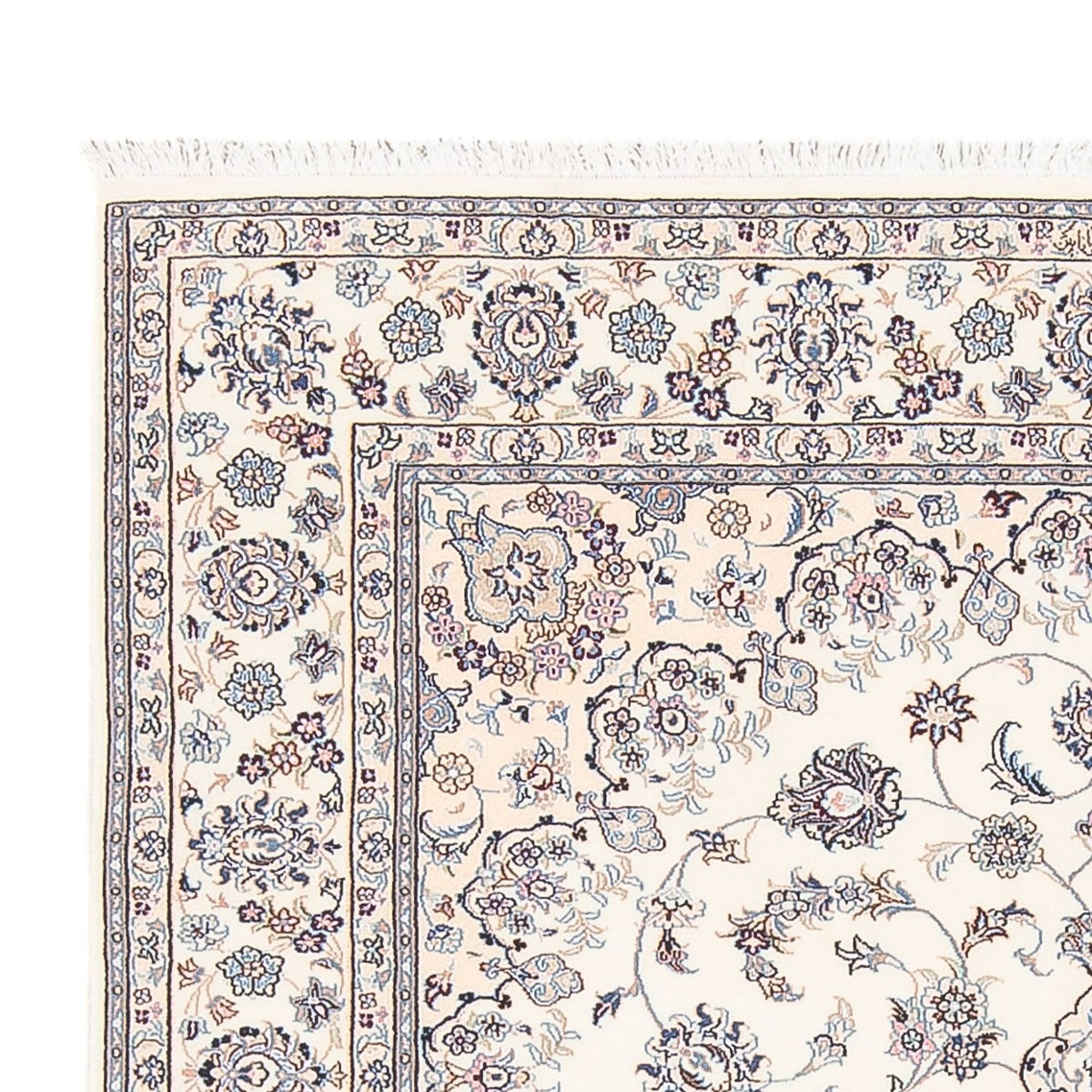 Nain - 6La Tappeto 130x208cm - Tappeto persiano - crema