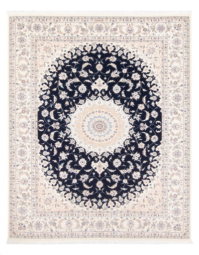 Nain - 6La Tappeto 132x198cm - Tappeto persiano - blu scuro