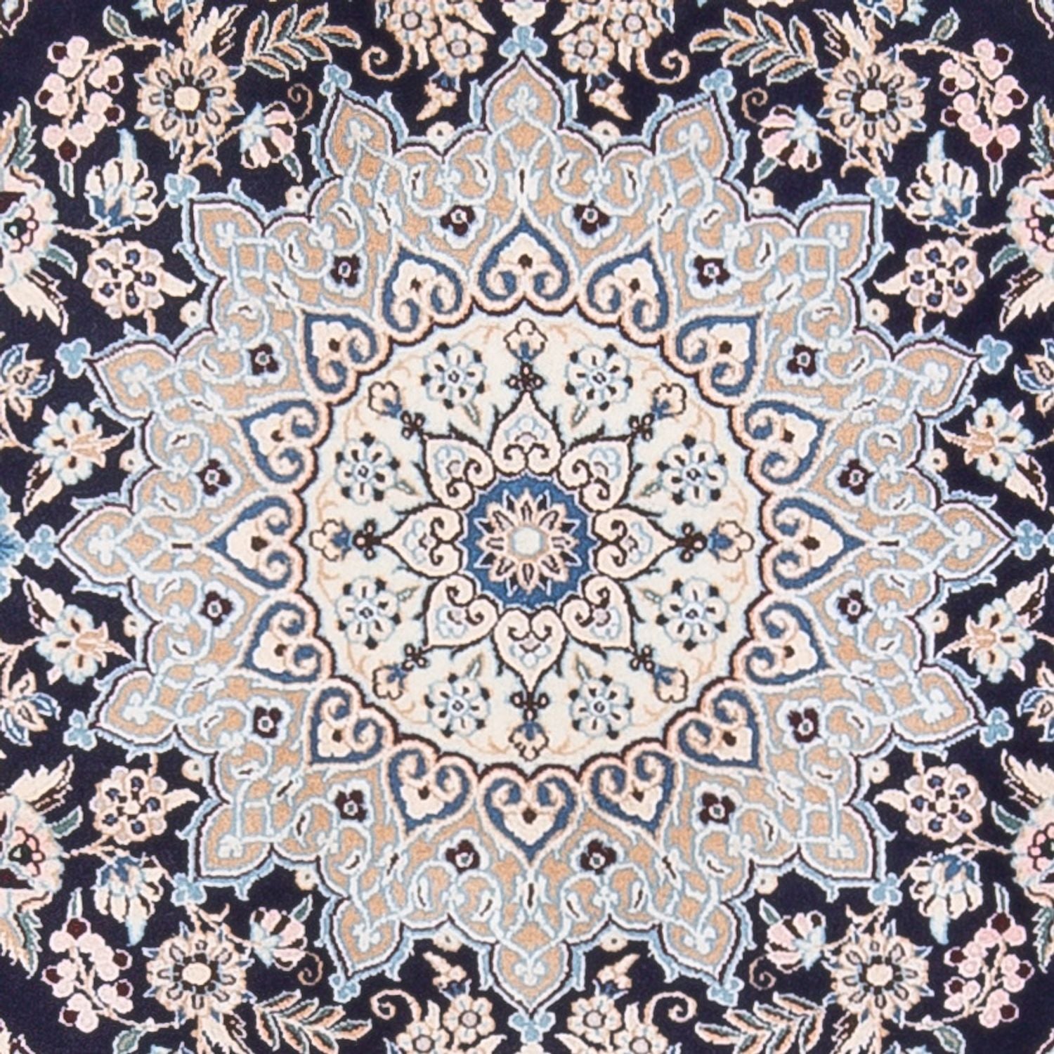 Tappeto Persero - Nain - Premio - 147 x 104 cm - blu scuro