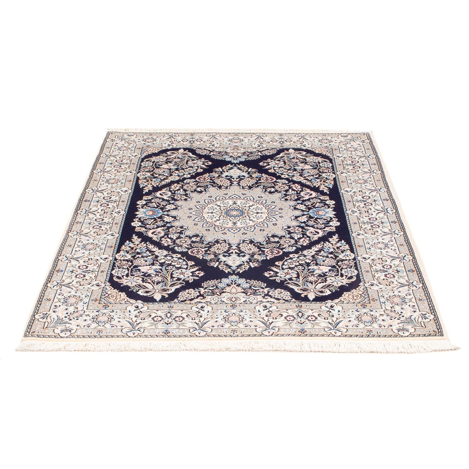Tappeto Persero - Nain - Premio - 147 x 104 cm - blu scuro