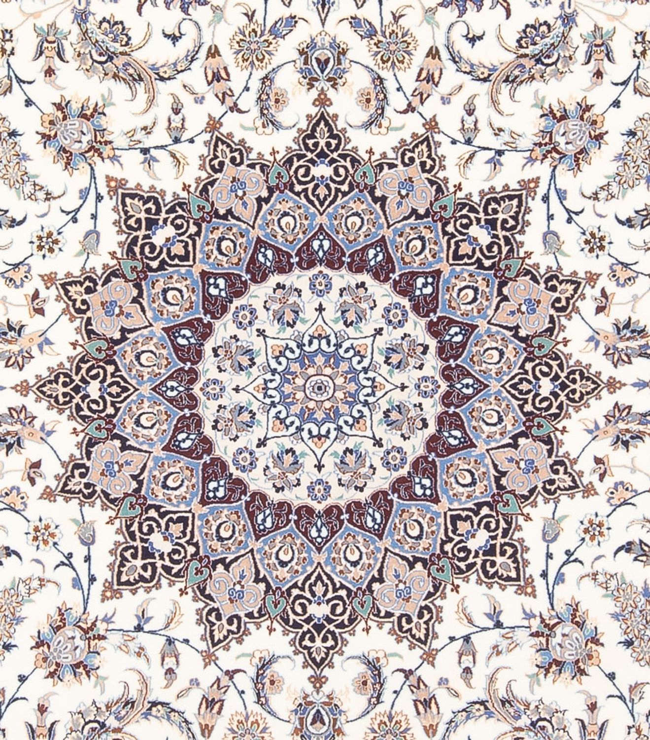 Tappeto Persero - Nain - Premio quadrato  - 308 x 308 cm - crema