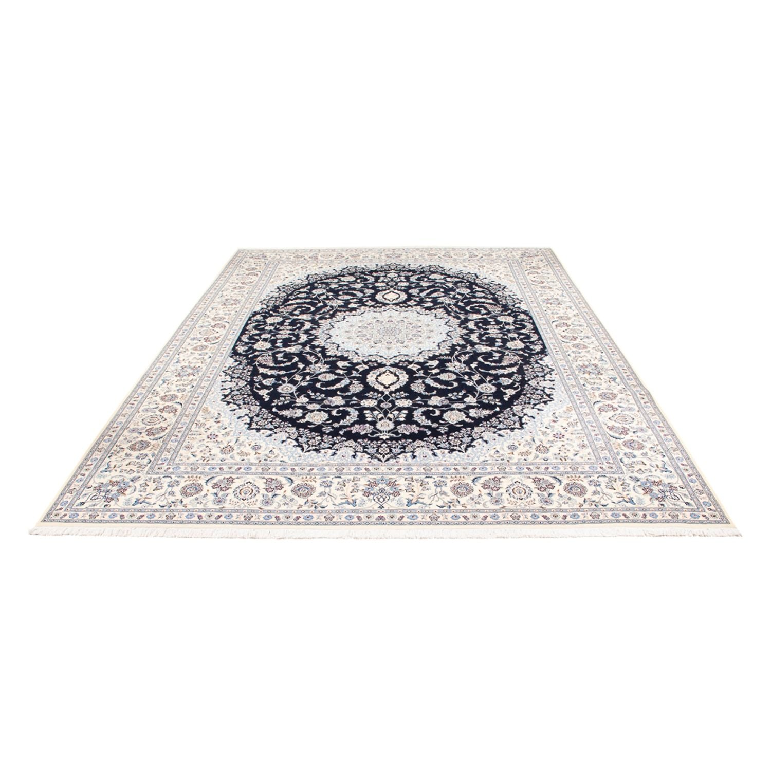 Tappeto Persero - Nain - Premio - 345 x 252 cm - blu scuro