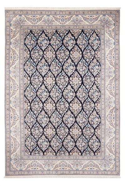 Nain - 6La Tappeto 200x302cm - Tappeto persiano - blu scuro