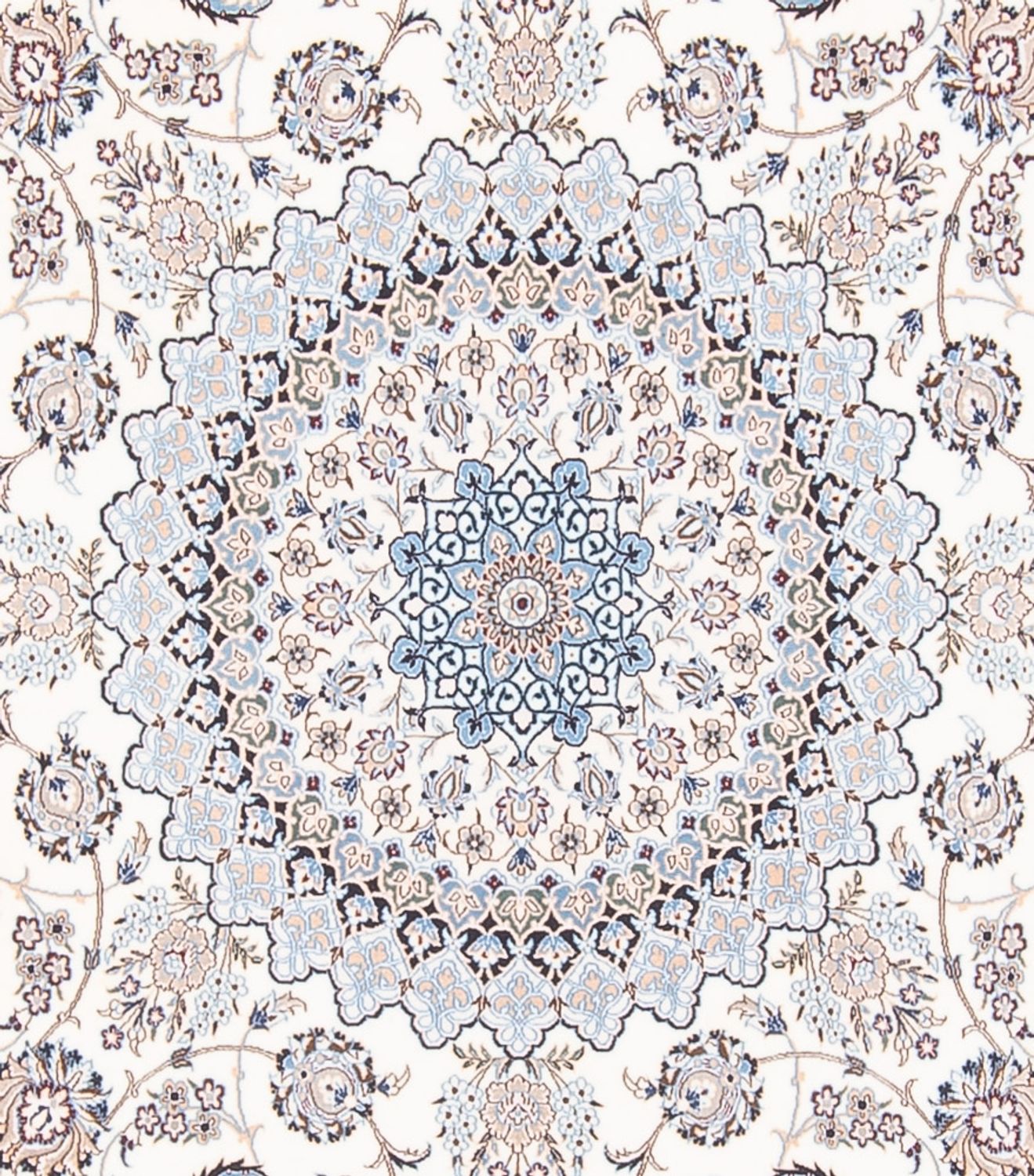 Tappeto Persero - Nain - Premio - 261 x 247 cm - crema