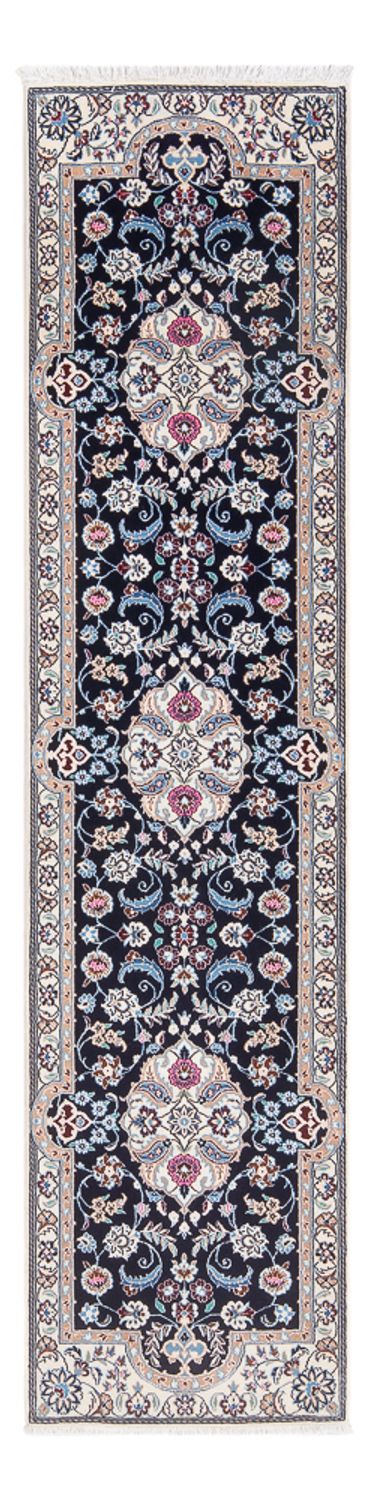Tappeto corsia Tappeto Persero - Nain - Premio - 196 x 50 cm - blu scuro