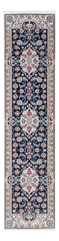 Tappeto corsia Tappeto Persero - Nain - Premio - 196 x 50 cm - blu scuro