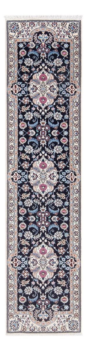 Tappeto corsia Tappeto Persero - Nain - Premio - 196 x 50 cm - blu scuro