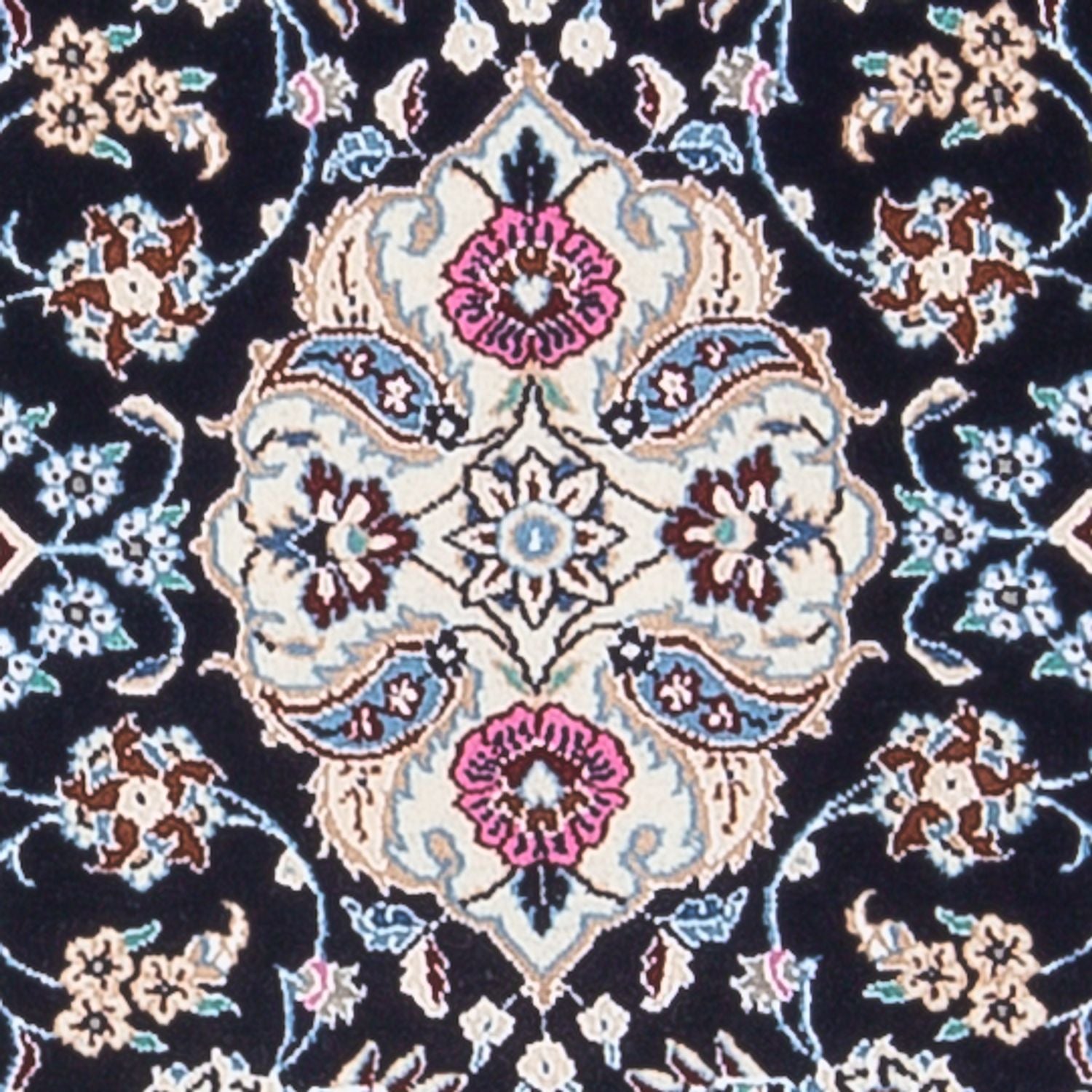 Tappeto corsia Tappeto Persero - Nain - Premio - 196 x 50 cm - blu scuro