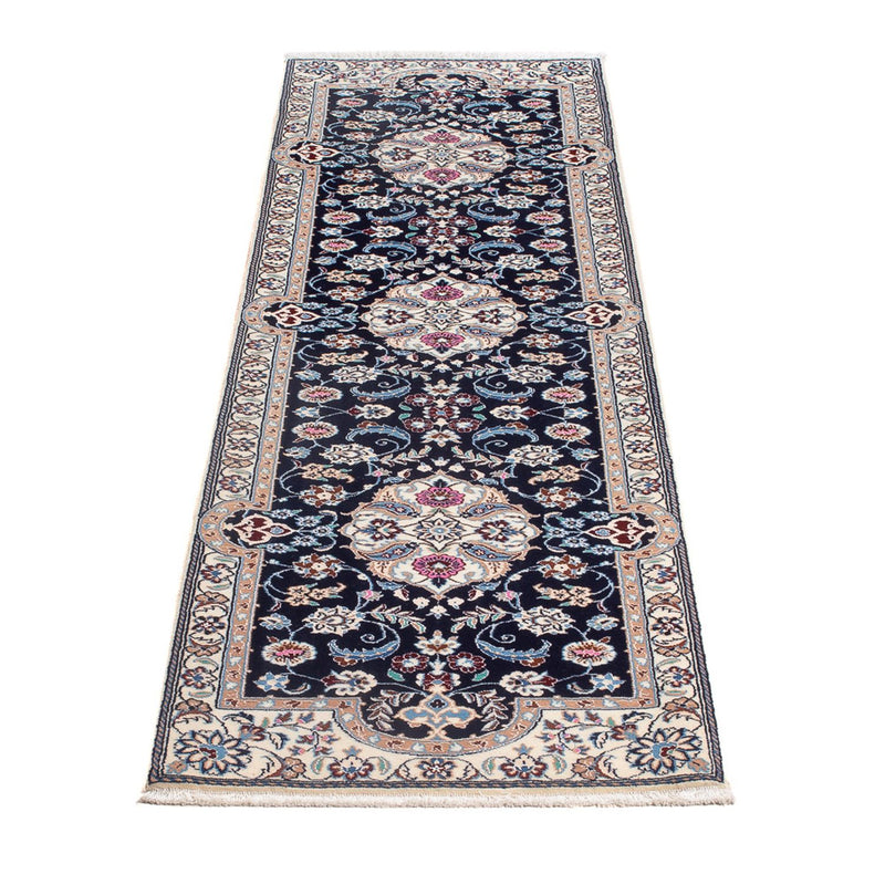 Tappeto corsia Tappeto Persero - Nain - Premio - 196 x 50 cm - blu scuro