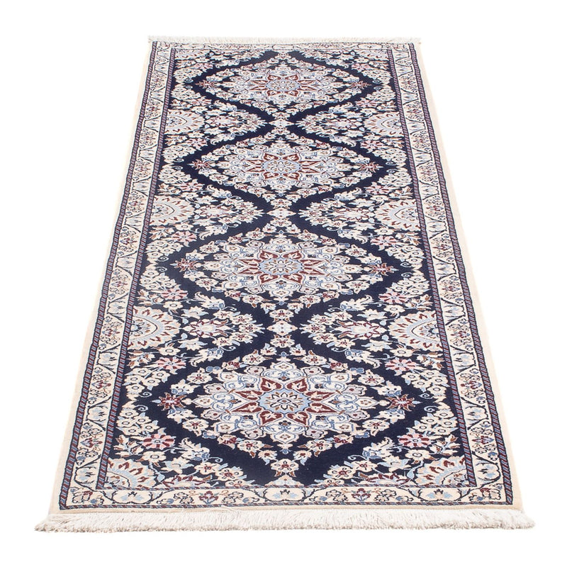 Tappeto corsia Tappeto Persero - Nain - Premio - 188 x 58 cm - blu scuro