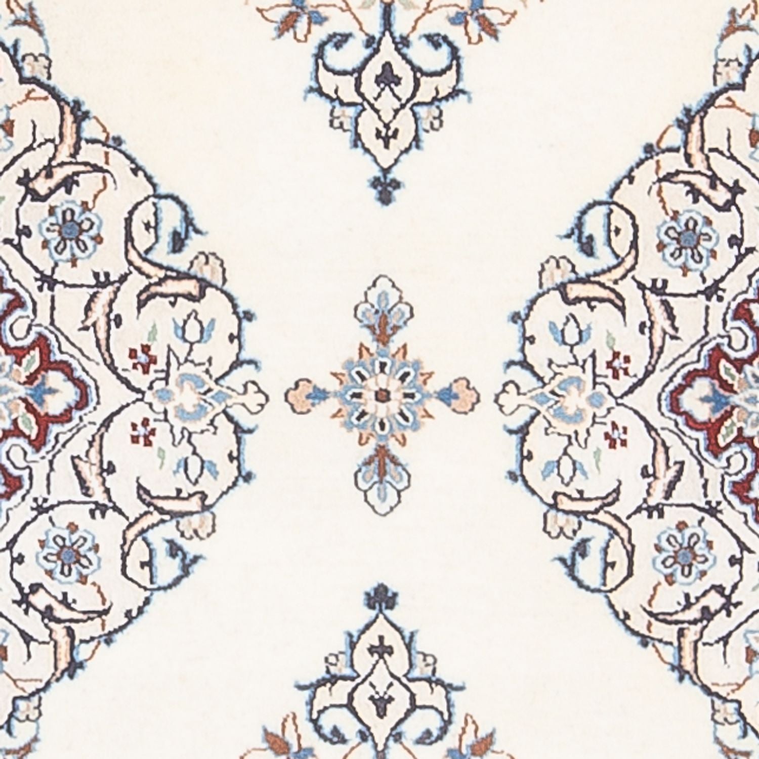 Tappeto corsia Tappeto Persero - Nain - Premio - 153 x 49 cm - crema