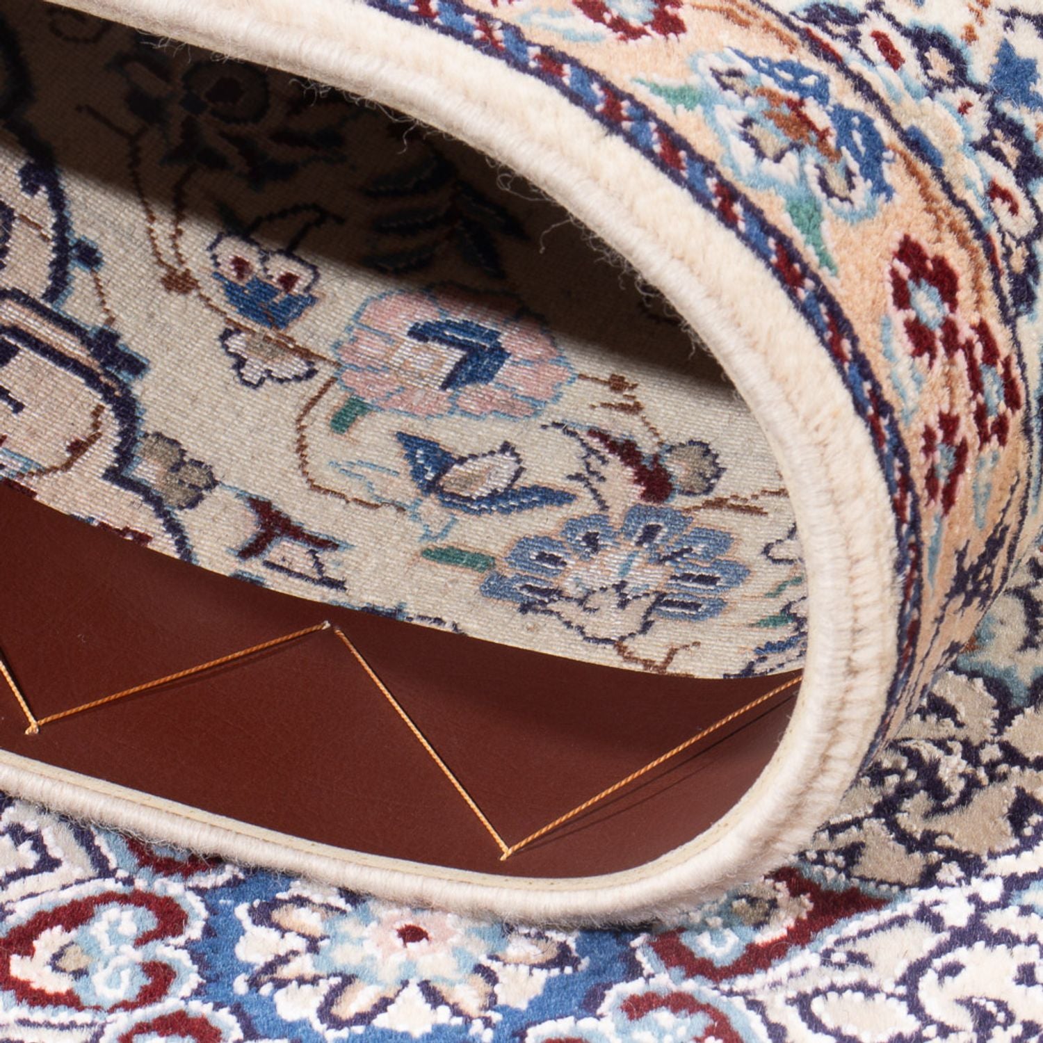 Tappeto corsia Tappeto Persero - Nain - Premio - 147 x 48 cm - crema