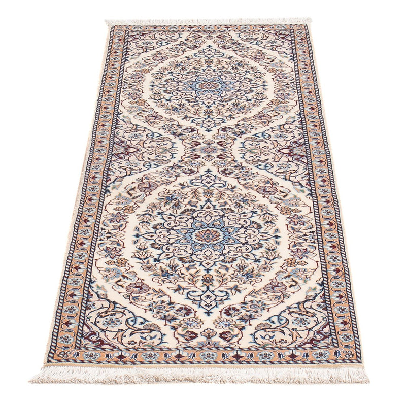 Tappeto corsia Tappeto Persero - Nain - Premio - 150 x 48 cm - beige scuro