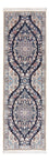Tappeto corsia Tappeto Persero - Nain - Premio - 150 x 50 cm - blu scuro
