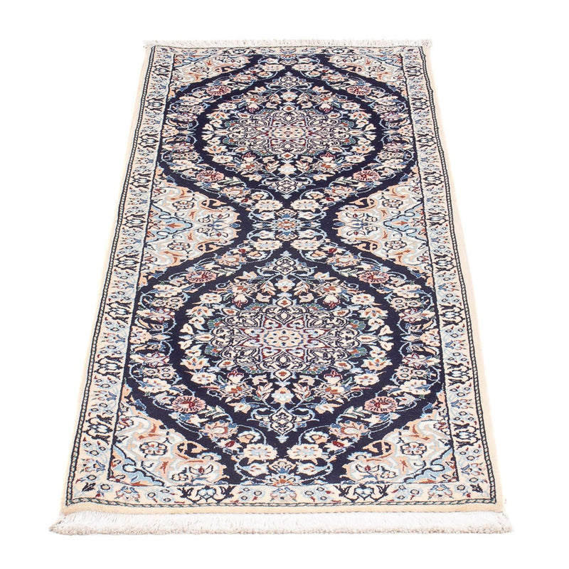 Tappeto corsia Tappeto Persero - Nain - Premio - 150 x 50 cm - blu scuro