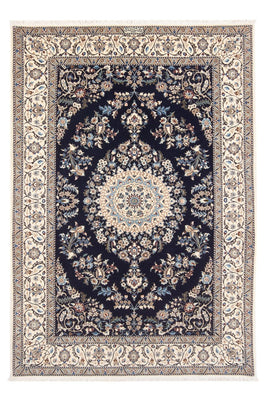 Tappeto Persero - Nain - Premio - 205 x 135 cm - blu scuro
