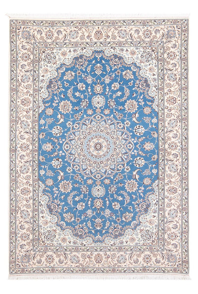 Nain - 6La Tappeto 131x198cm - Tappeto persiano - blu