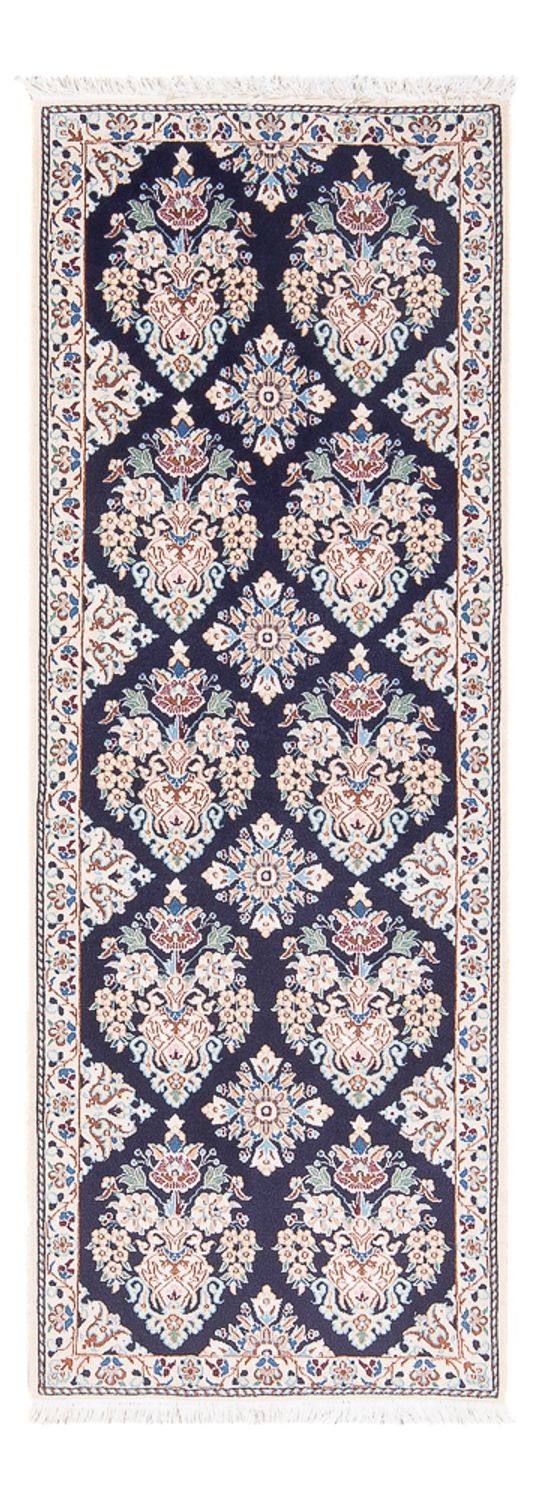 Tappeto corsia Tappeto Persero - Nain - Premio - 145 x 53 cm - blu scuro