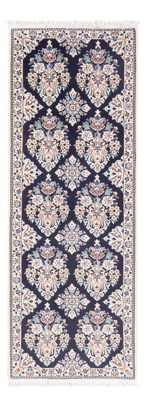 Tappeto corsia Tappeto Persero - Nain - Premio - 145 x 53 cm - blu scuro