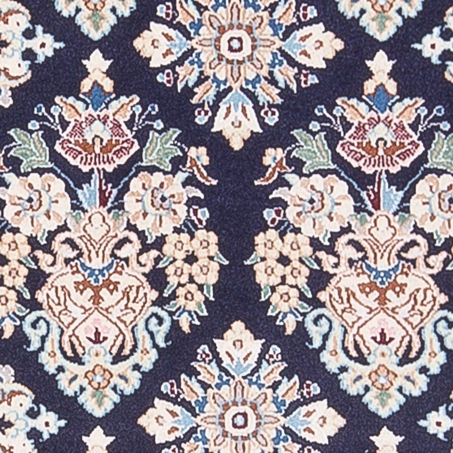 Tappeto corsia Tappeto Persero - Nain - Premio - 145 x 53 cm - blu scuro