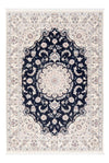 Nain - 6La Tappeto 110x160cm - Tappeto persiano - Rettangolo / Blu scuro / 110 x 160 cm Rettangolo