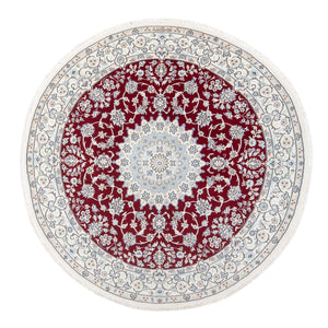 Tappeto Persero - Nain - Premio rotondo  - 150 x 150 cm - rosso