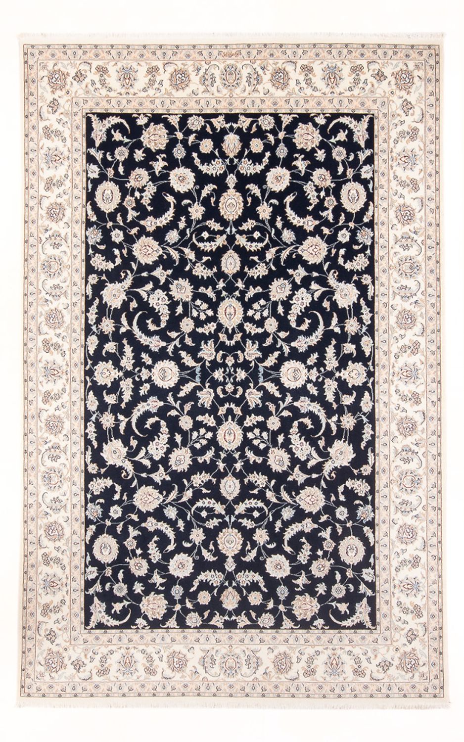 Tappeto Persero - Nain - 291 x 200 cm - blu scuro