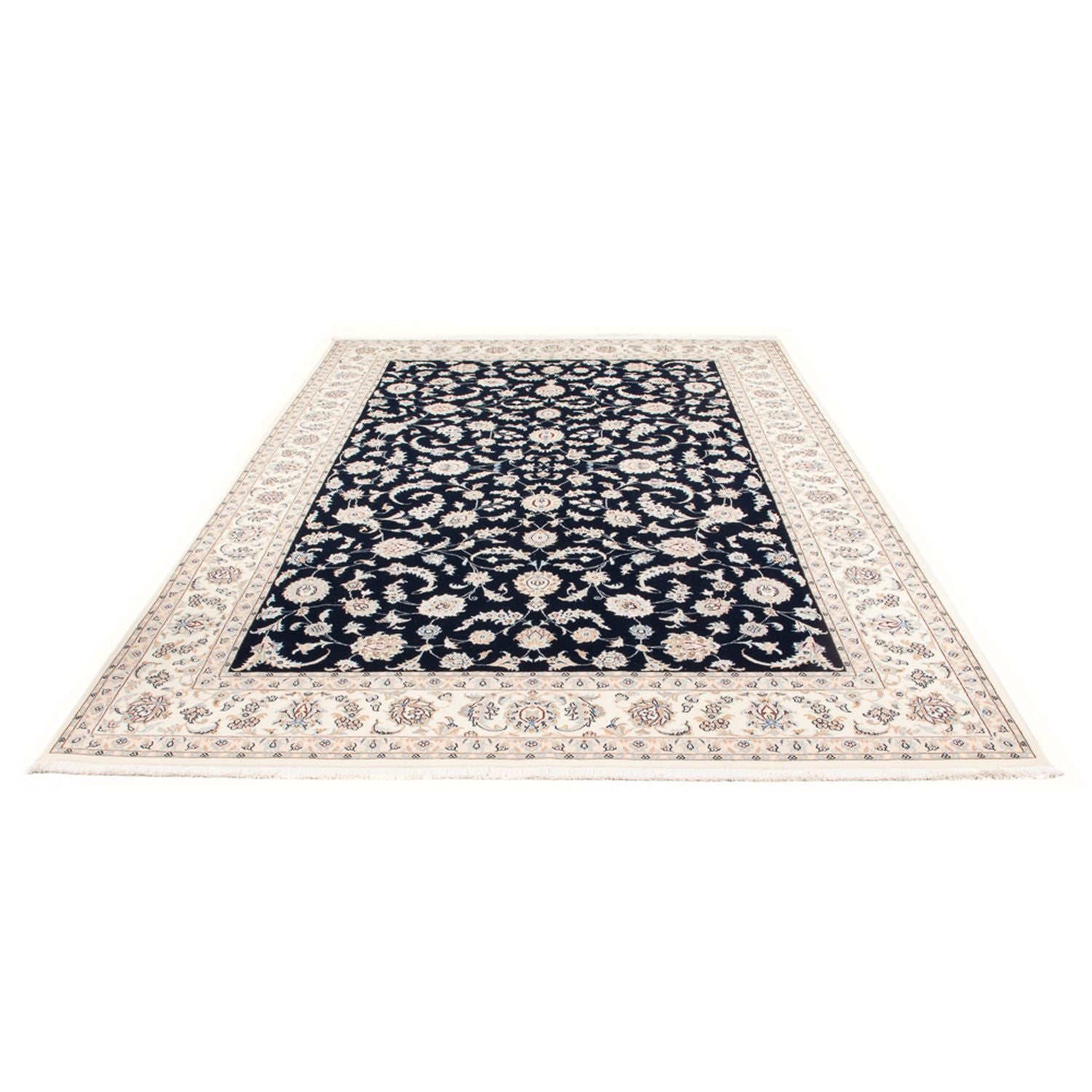 Tappeto Persero - Nain - 291 x 200 cm - blu scuro