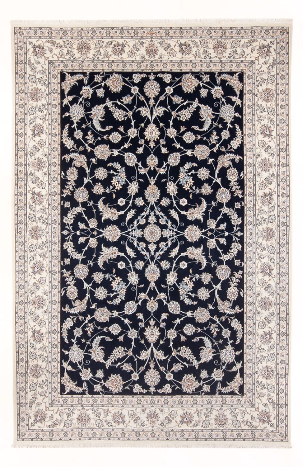 Tappeto Persero - Nain - 297 x 200 cm - blu scuro