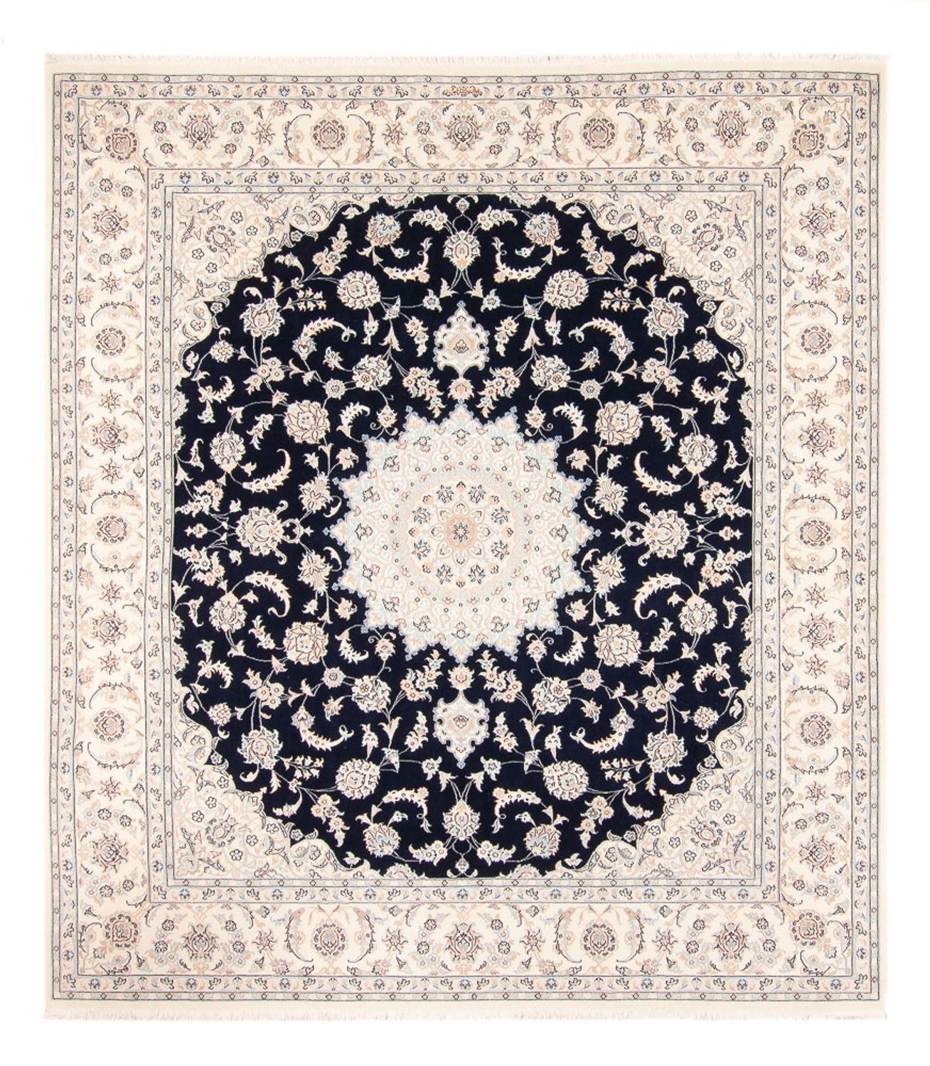 Tappeto Persero - Nain - 261 x 223 cm - blu scuro