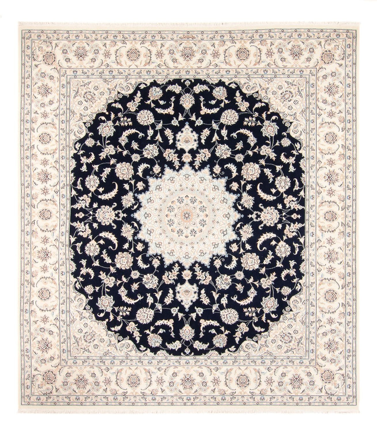 Tappeto Persero - Nain - 261 x 223 cm - blu scuro