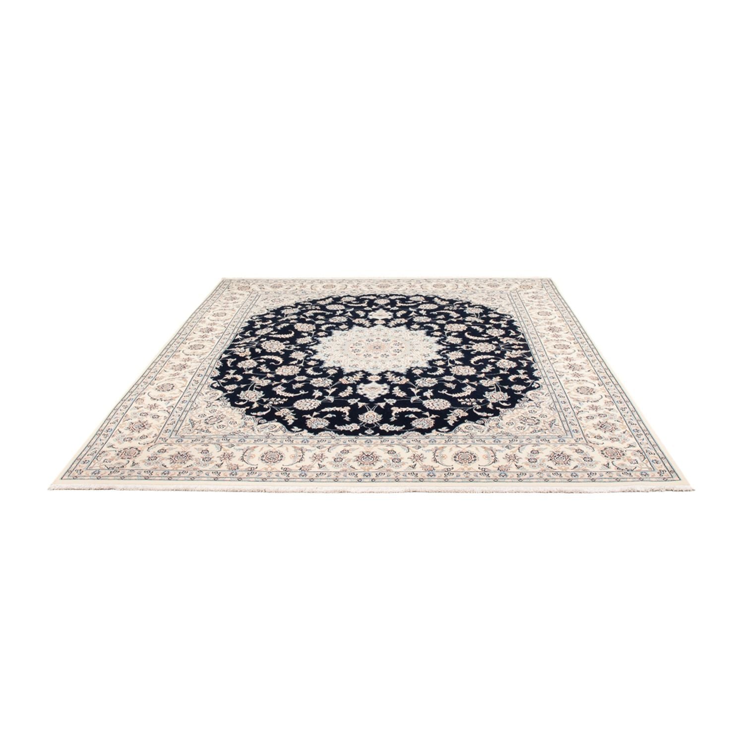 Tappeto Persero - Nain - 261 x 223 cm - blu scuro