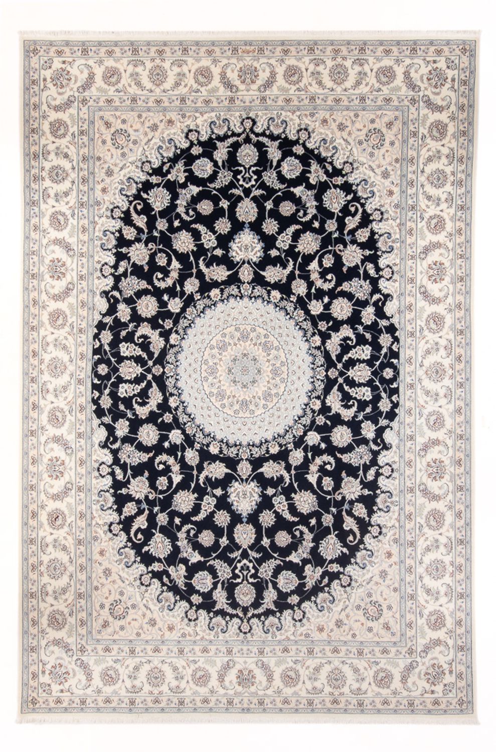 Tappeto Persero - Nain - 355 x 248 cm - blu scuro