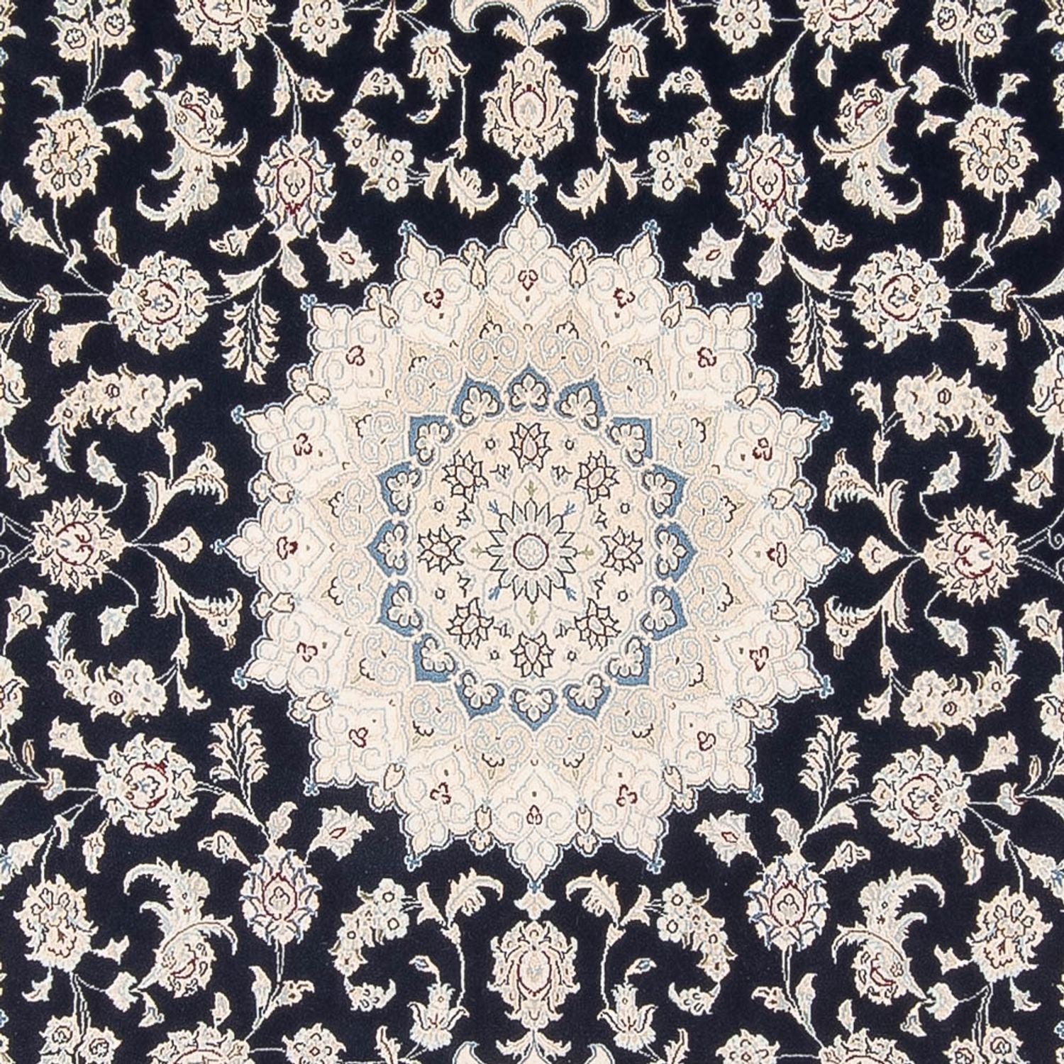 Tappeto Persero - Nain - 297 x 198 cm - blu scuro