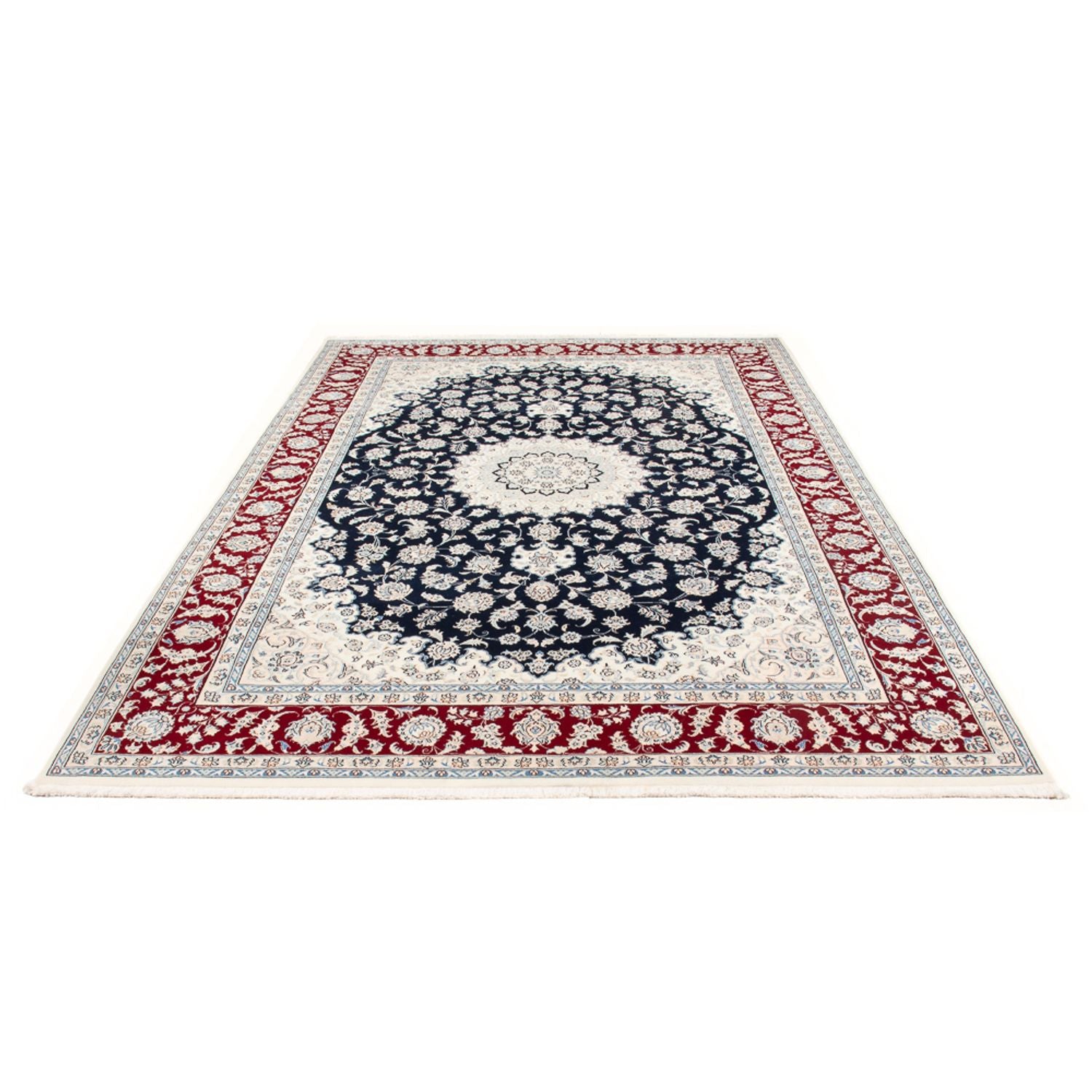 Tappeto Persero - Nain - 296 x 198 cm - blu scuro