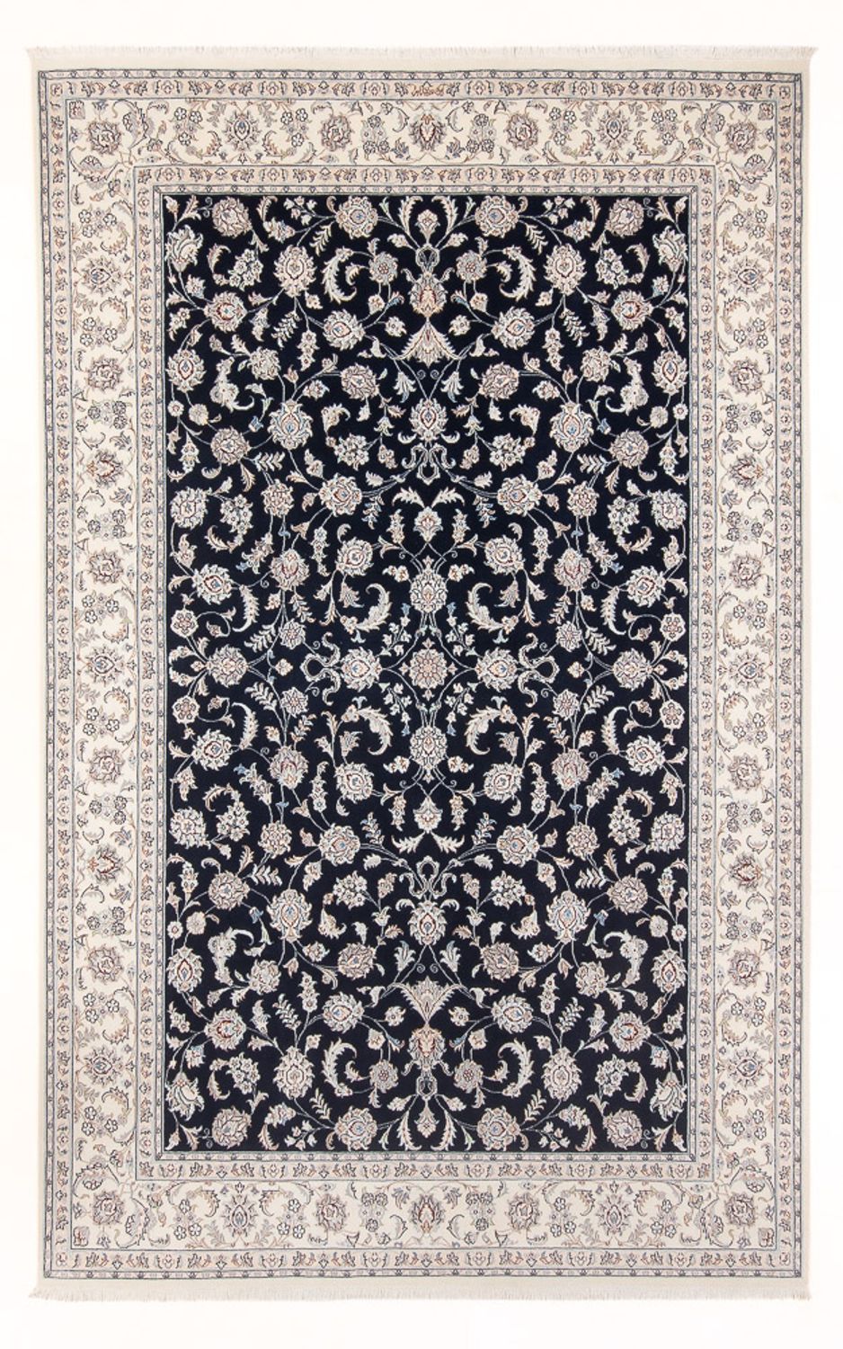 Tappeto Persero - Nain - Premio - 295 x 197 cm - blu scuro