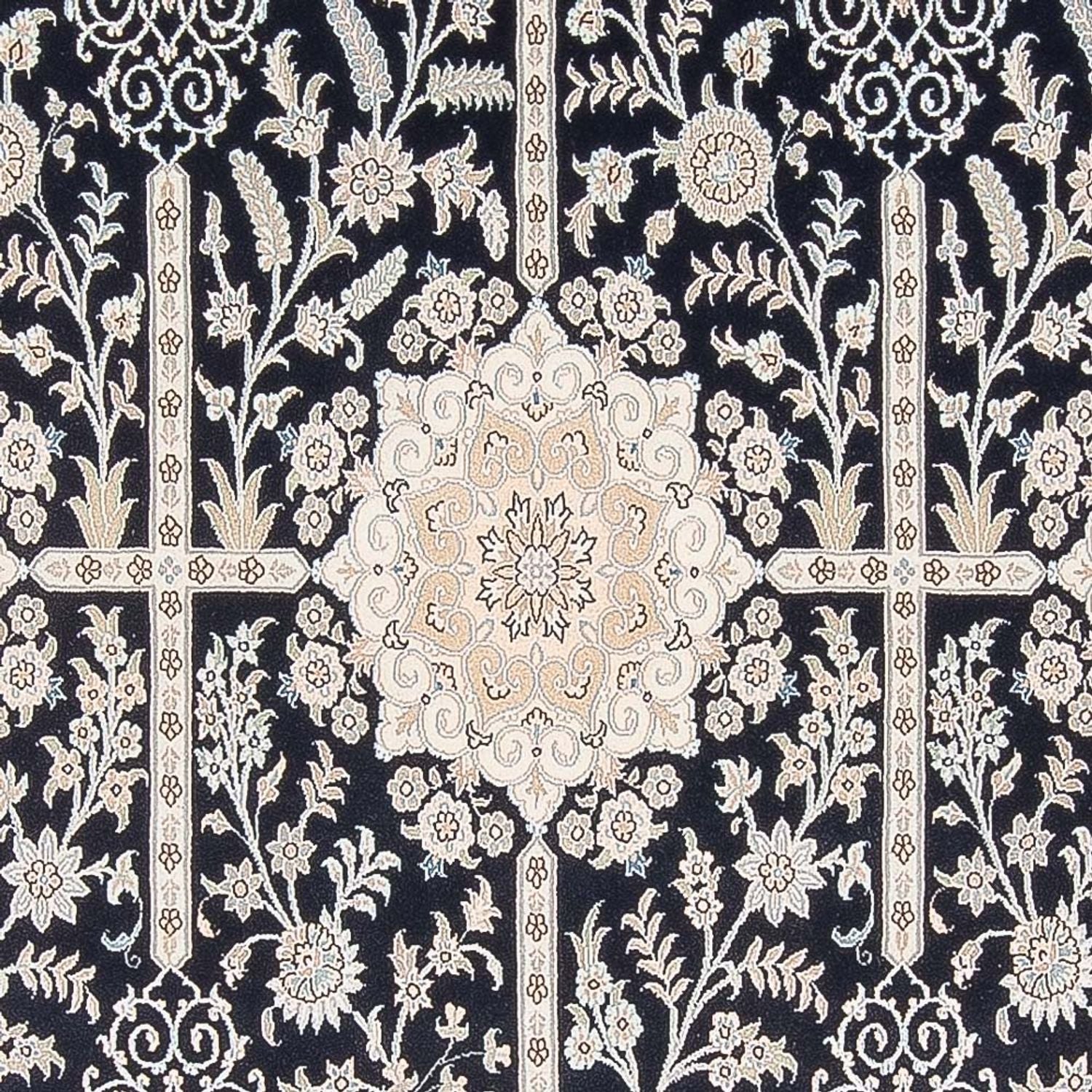 Tappeto Persero - Nain - Premio - 312 x 202 cm - blu scuro