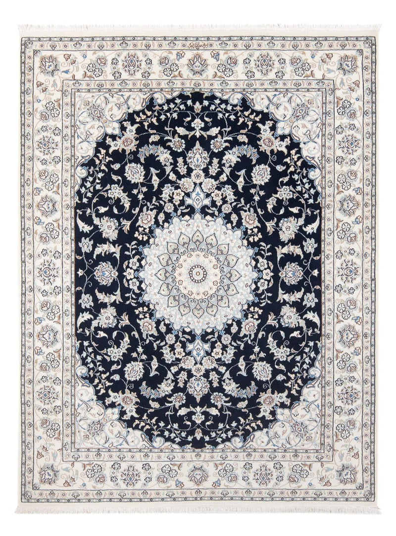 Tappeto Persero - Nain - Premio - 196 x 150 cm - blu scuro