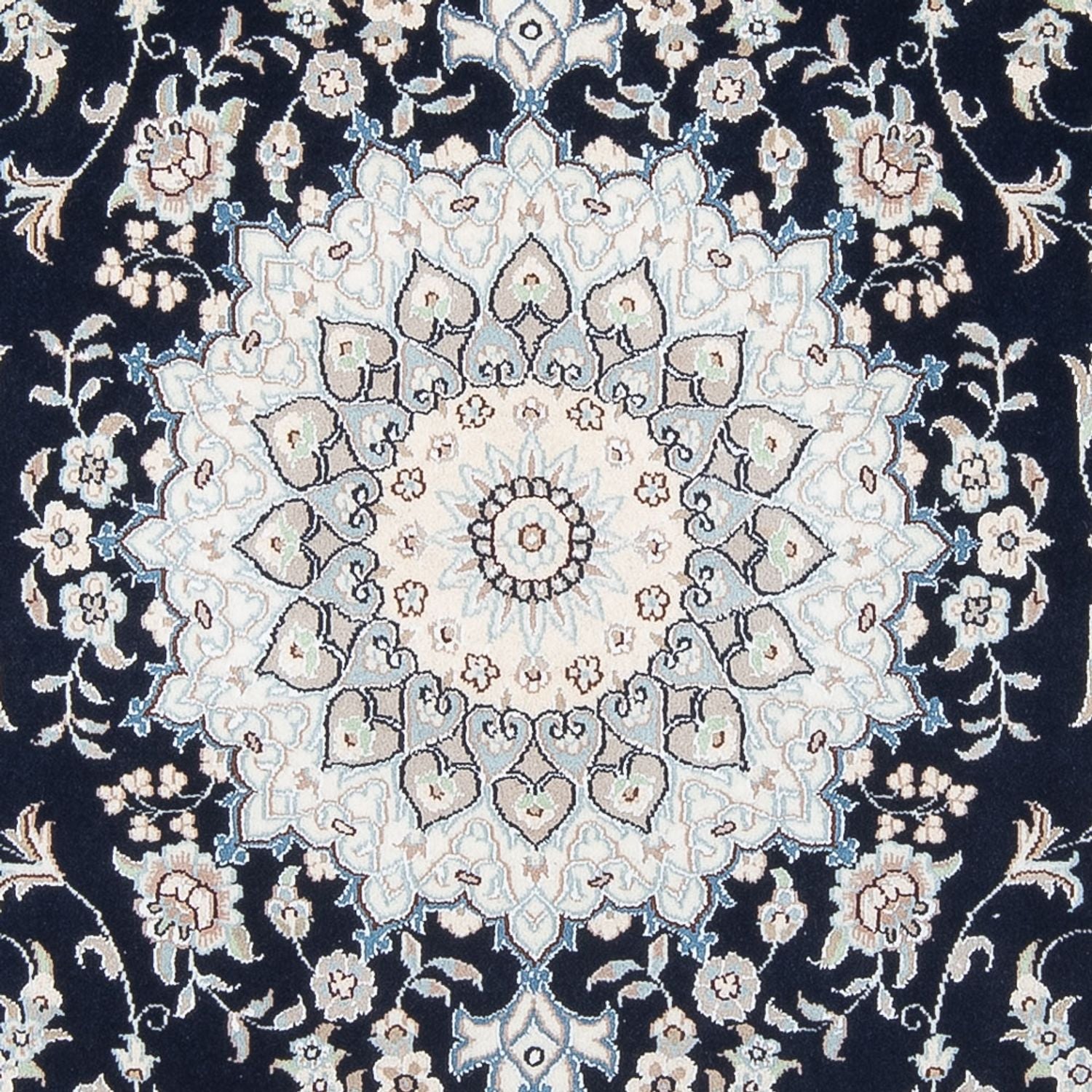 Tappeto Persero - Nain - Premio - 196 x 150 cm - blu scuro