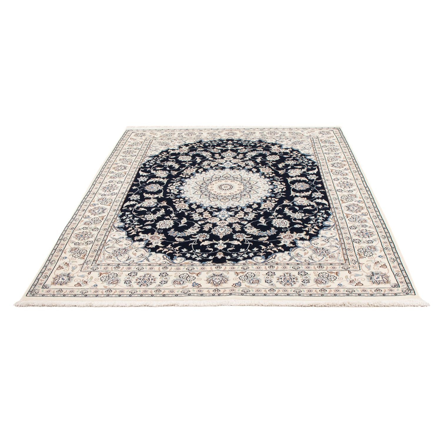 Tappeto Persero - Nain - Premio - 196 x 150 cm - blu scuro