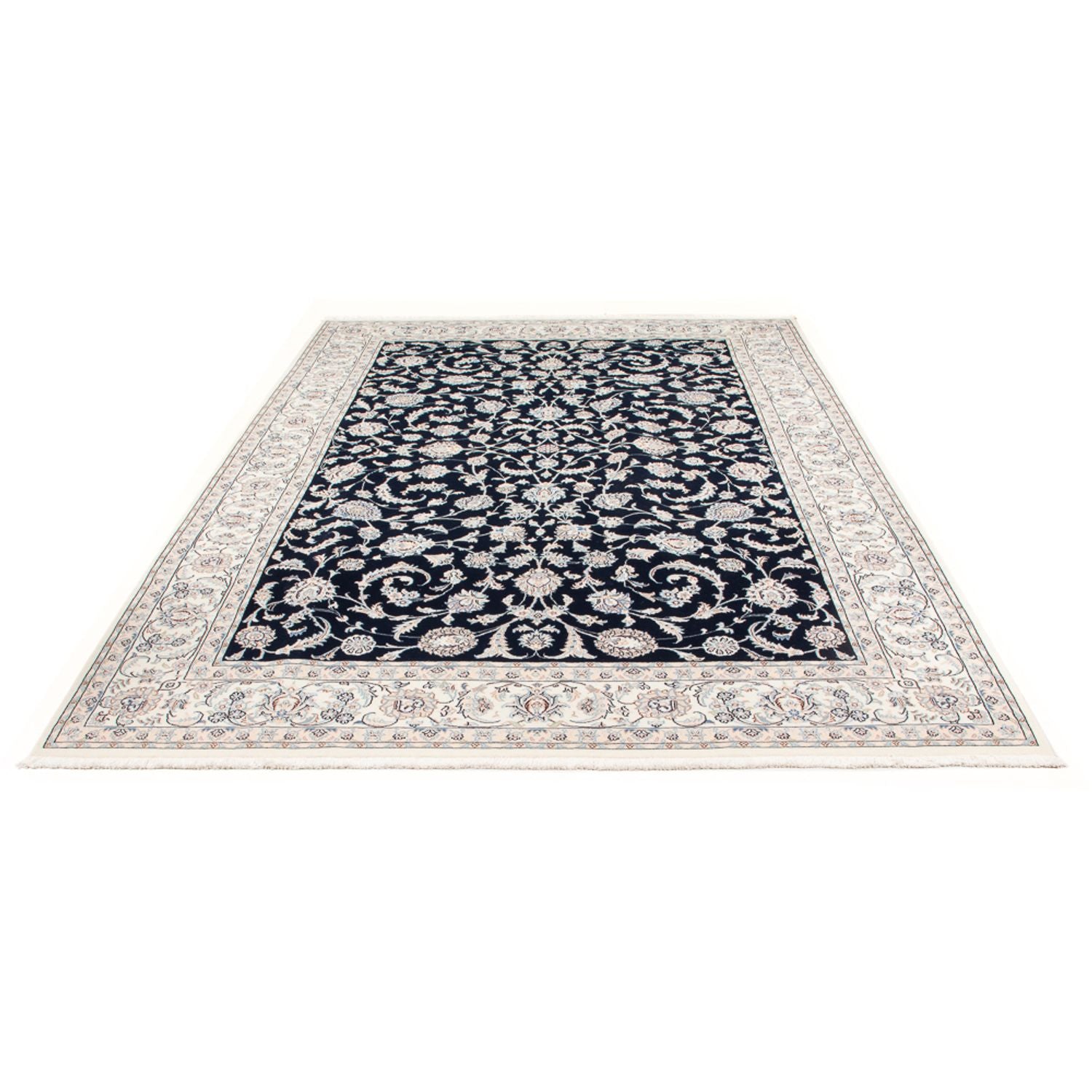 Tappeto Persero - Nain - Premio - 294 x 198 cm - blu scuro