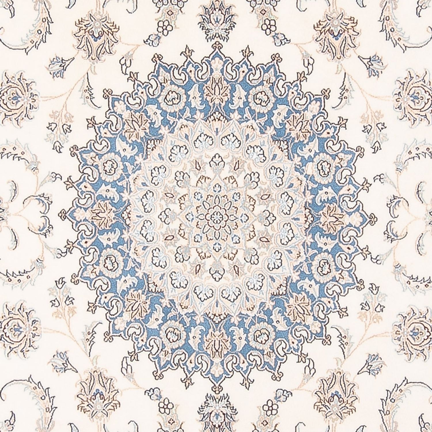 Tappeto Persero - Nain - Premio - 298 x 200 cm - crema